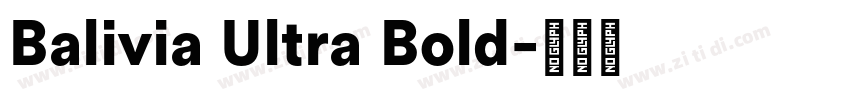 Balivia Ultra Bold字体转换 Balivia Ultra Bold字体转换